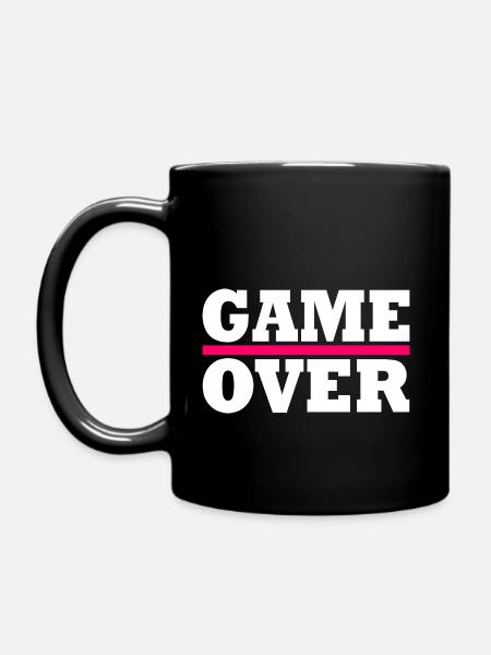 Game over - Full Colour Mug - black