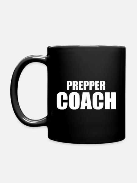 Prepper - Tasse einfarbig - Schwarz