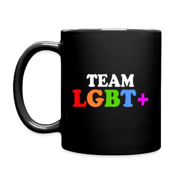 Lgbt - Tasse einfarbig - Schwarz - Links