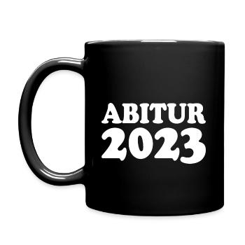Abitur 2023 - Tasse einfarbig - Schwarz - Links