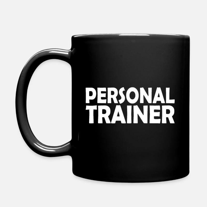Personal trainer - Tasse einfarbig - Schwarz