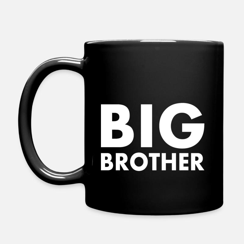 Big brother - Tasse einfarbig - Schwarz