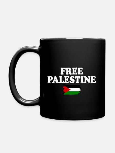 Free palestine - Mug uni - noir