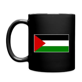 Palästina - Tasse einfarbig - Schwarz - Links