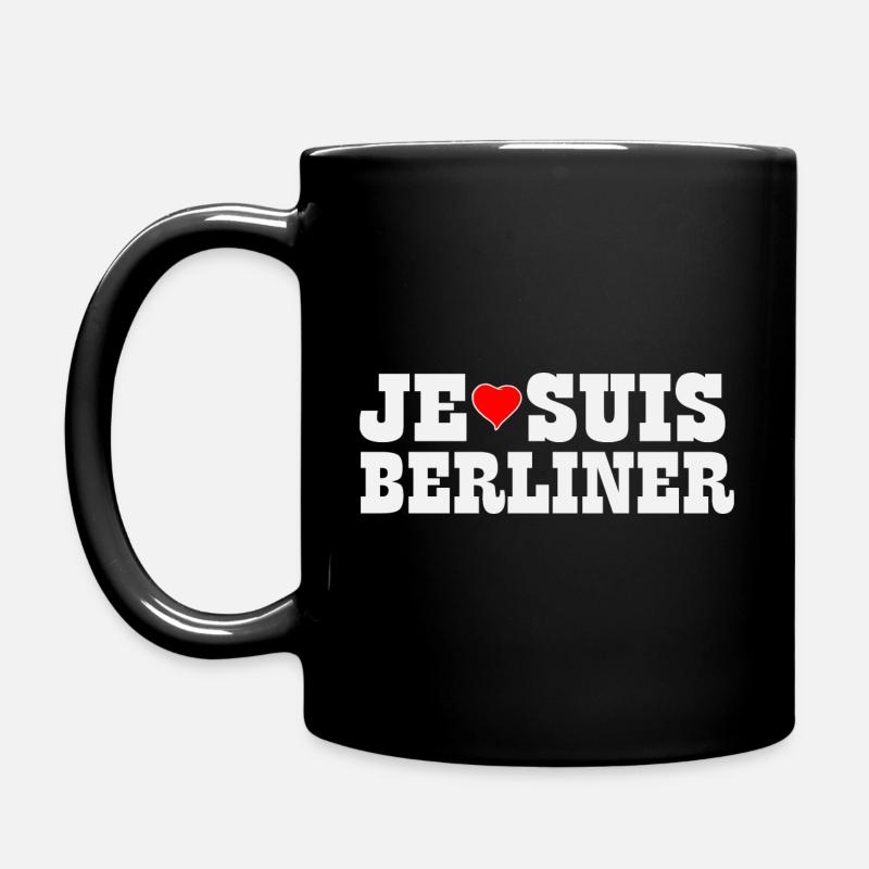 Berlin - Je Suis Berliner - Mug uni - noir
