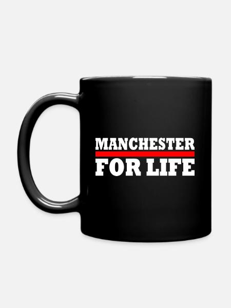 MANCHESTER - Full Colour Mug - black