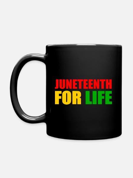 juneteenth - Tasse einfarbig - Schwarz