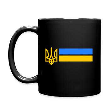 Ukraine - Mug uni - noir - Gauche