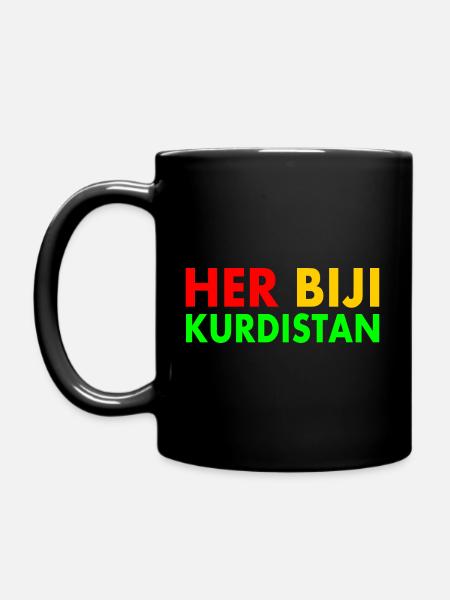 Her biji Kurdistan - Full Colour Mug - black