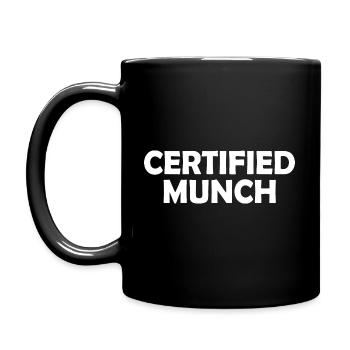 Certified munch - Full Colour Mug - black - Left