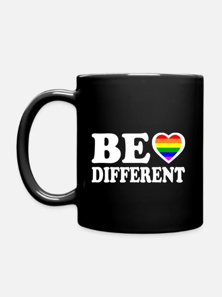 Be different - Tasse einfarbig - Schwarz