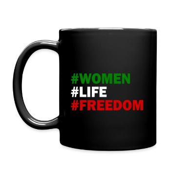 Women life freedom - Full Colour Mug - black - Left