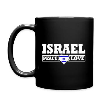 Israel - Mug uni - noir - Gauche