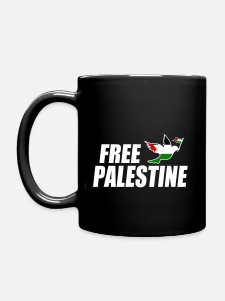 Free palestine - Mug uni - noir