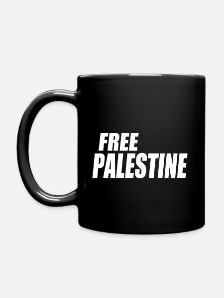 Free palestine - Mug uni - noir