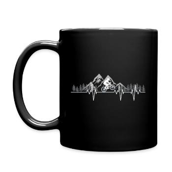 Cycling - Energy of Life - Full Colour Mug - black - Left