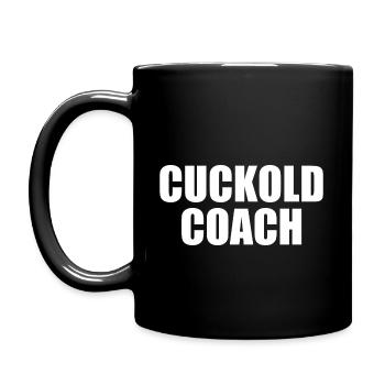 Cuckold coach - Full Colour Mug - black - Left