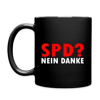 Spd - Tasse einfarbig - Schwarz - Links