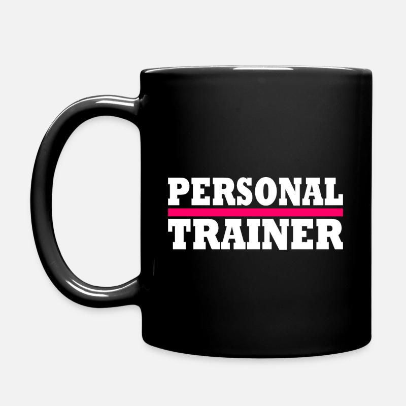 Personal trainer - Tasse einfarbig - Schwarz