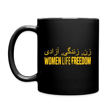 Women life freedom iran - Mug uni - noir - Gauche