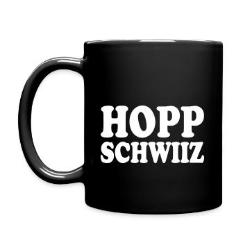 Hopp schwiiz - Mug uni - noir - Gauche