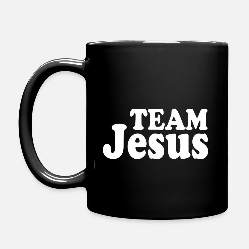 Team jesus - Tasse einfarbig - Schwarz