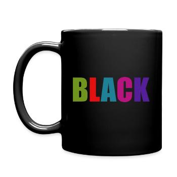 Black in Colorful - Full Colour Mug - black - Left