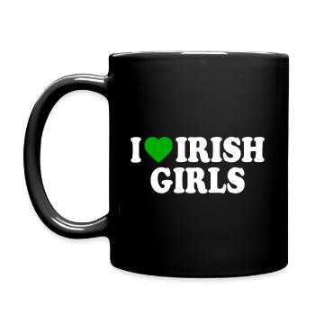 I love irish girls - Mug uni - noir - Gauche