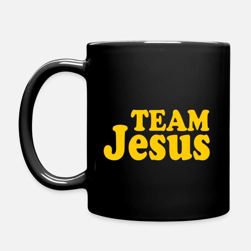 Team jesus - Tasse einfarbig - Schwarz