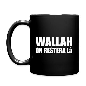 Wallah will leave it at that - Full Colour Mug - black - Left