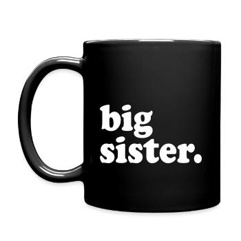 Big sister - Mug uni - noir - Gauche