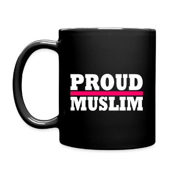 Proud muslim - Full Colour Mug - black - Left