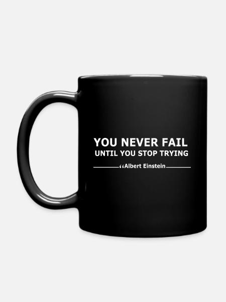 motivational quotes about success - Full Colour Mug - black