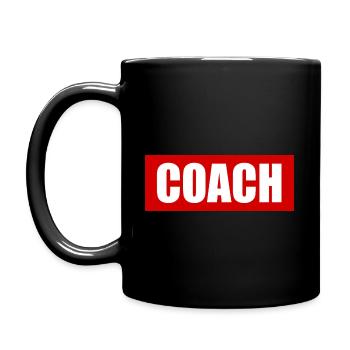 Coach - Full Colour Mug - black - Left