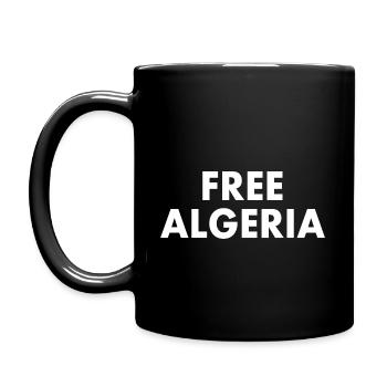 Algerien - Tasse einfarbig - Schwarz - Links