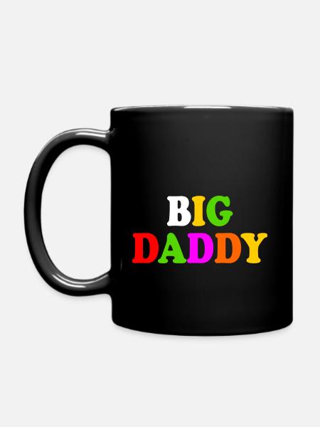 Big daddy - Tasse einfarbig - Schwarz