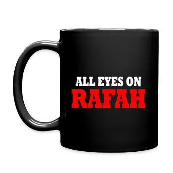 all eyes on rafah - Mug uni - noir - Gauche