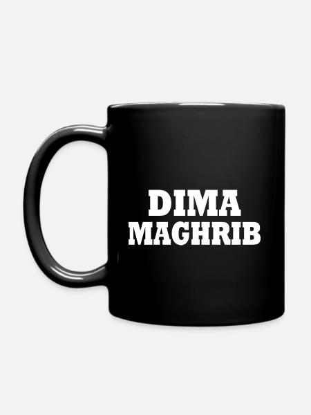 Dima maghrib - Full Colour Mug - black
