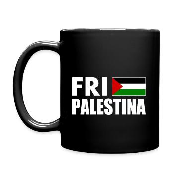 Fri palestina - Full Colour Mug - black - Left
