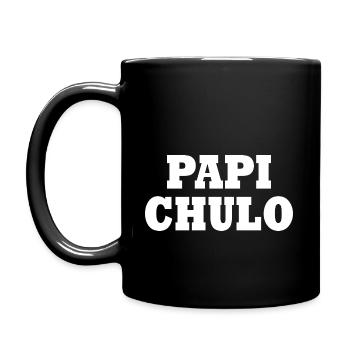 Papi chulo - Tasse einfarbig - Schwarz - Links