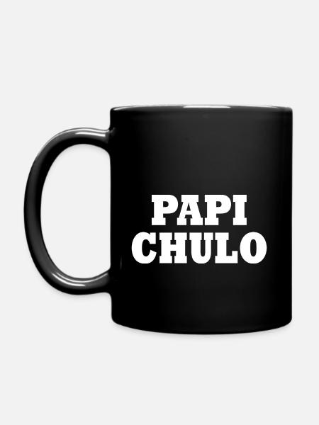 Papi chulo - Tasse einfarbig - Schwarz
