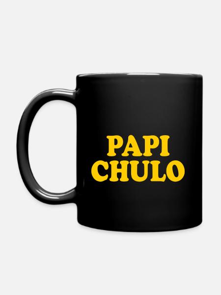 Papi chulo - Tasse einfarbig - Schwarz