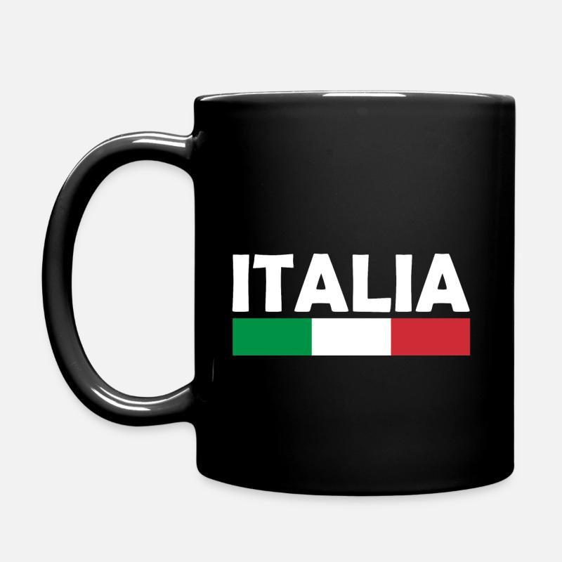 Italien - Tasse einfarbig - Schwarz