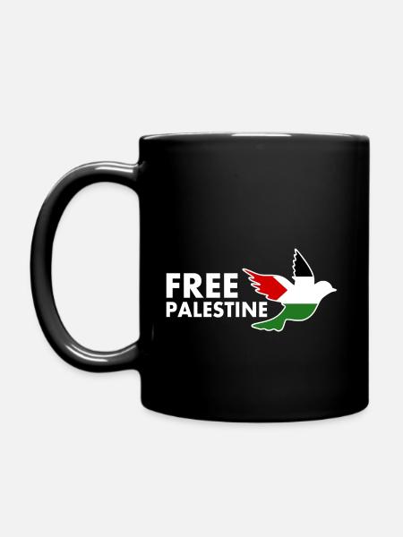 Free palestine - Mug uni - noir