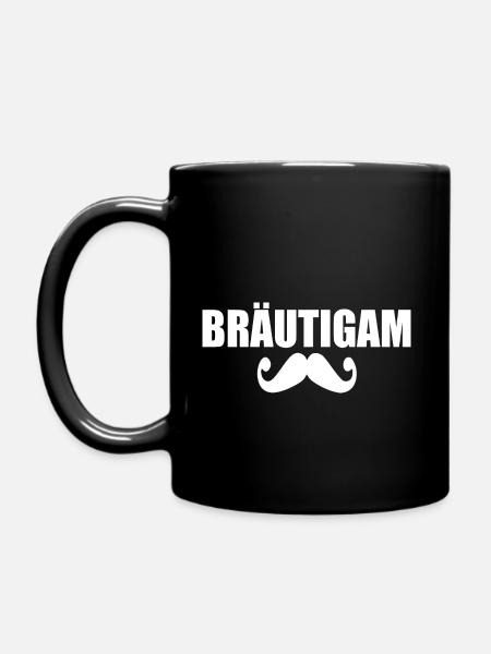 bräutigam - Tasse einfarbig - Schwarz