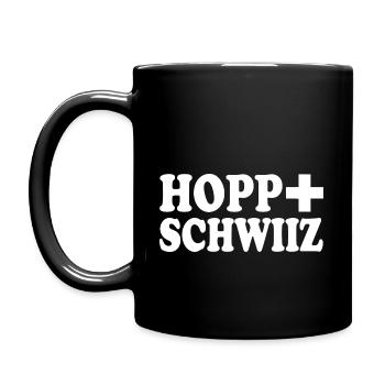 Hopp schwiiz - Mug uni - noir - Gauche