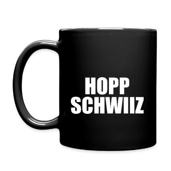 Hopp schwiiz - Mug uni - noir - Gauche