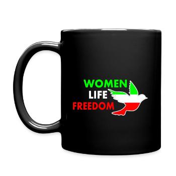 Women life freedom - Full Colour Mug - black - Left