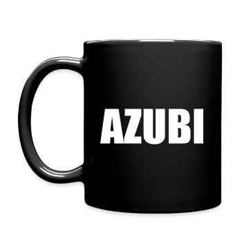 Azubi - Tasse einfarbig - Schwarz - Links