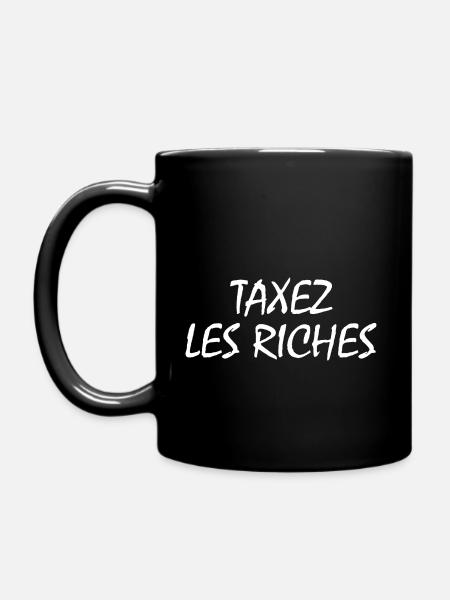 taxez les riches - Mug uni - noir